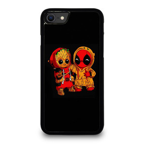 BABY DEADPOOL AND GROOOT iPhone SE 2020 Case Cover BABY DEADPOOL AND GROOOT iPhone SE 2020 Case Cover