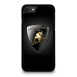 BLACK LAMBORGHINI LOGO iPhone SE 2020 Case Cover BLACK LAMBORGHINI LOGO iPhone SE 2020 Case Cover