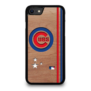 CHICAGO CUBS UBS MLB WOODEN LOGO iPhone SE 2020 Case Cover