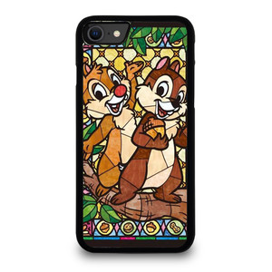 CHIP AND DALE DISNEY GLASS iPhone SE 2020 Case Cover CHIP AND DALE DISNEY GLASS iPhone SE 2020 Case Cover