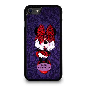 COACH MINNIE MOUSE PURPLE iPhone SE 2020 Case Cover