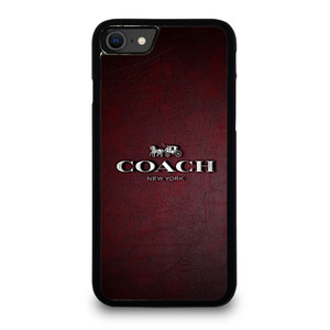 COACH NEW YORK LOGO LEATHER iPhone SE 2020 Case Cover COACH NEW YORK LOGO LEATHER iPhone SE 2020 Case Cover