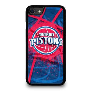 DETROIT PISTONS LOGO JERSEY iPhone SE 2020 Case Cover