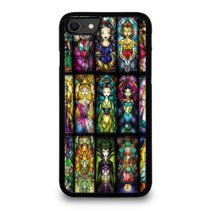 DISNEY PRINCESS STAINED GLASS iPhone SE 2020 Case Cover DISNEY PRINCESS STAINED GLASS iPhone SE 2020 Case Cover
