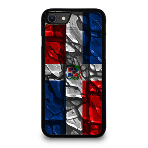 DOMINICAN REPUBLIC FLAG iPhone SE 2020 Case Cover DOMINICAN REPUBLIC FLAG iPhone SE 2020 Case Cover