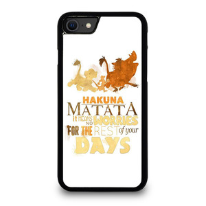 HAKUNA MATATA QUOTE LION KING iPhone SE 2020 Case Cover HAKUNA MATATA QUOTE LION KING iPhone SE 2020 Case Cover