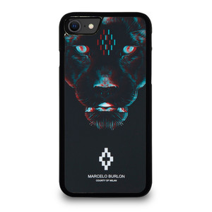 MARCELO BURLON BLACK PANTHER iPhone SE 2020 Case Cover