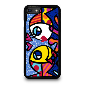 ROMERO BRITTO FISH LOVE iPhone SE 2020 Case Cover ROMERO BRITTO FISH LOVE iPhone SE 2020 Case Cover