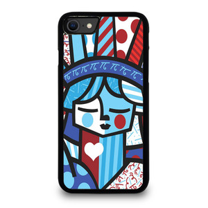 ROMERO BRITTO LIBERTY iPhone SE 2020 Case Cover ROMERO BRITTO LIBERTY iPhone SE 2020 Case Cover