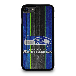 SEATTLE SEAHAWKS WOODEN LOGO NFL iPhone SE 2020 Case Cover