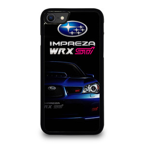 SUBARU IMPREZA WRX STI BLUE CAR iPhone SE 2020 Case Cover SUBARU IMPREZA WRX STI BLUE CAR iPhone SE 2020 Case Cover