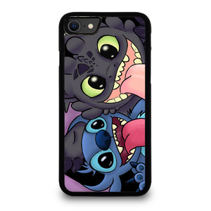 TOOTHLESS AND STITCH CARTOON iPhone SE 2020 Case Cover TOOTHLESS AND STITCH CARTOON iPhone SE 2020 Case Cover