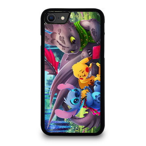 TOOTHLESS STITCH PIKACHU iPhone SE 2020 Case Cover TOOTHLESS STITCH PIKACHU iPhone SE 2020 Case Cover