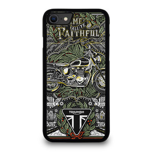TRIUMPH MOTORCYCLE POSTER iPhone SE 2020 Case Cover
