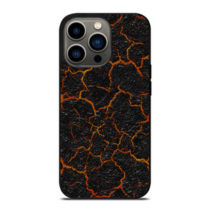 CRACKED LAVA TEXTURE iPhone 13 Pro Case Cover