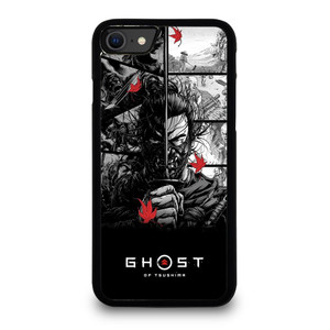 GHOST OF TSUSHIMA LOGO BLACK WHITE iPhone SE Case Cover iPhone SE 2020 Case Cover GHOST OF TSUSHIMA LOGO BLACK WHITE iPhone SE Case Cover iPhone SE 2020 Case Cover