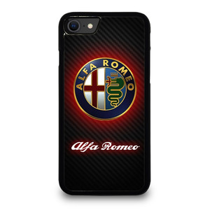 ALFA ROMEO RED CARBON LOGO iPhone SE 2020 Case Cover ALFA ROMEO RED CARBON LOGO iPhone SE 2020 Case Cover