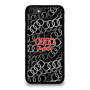 AUDI RING LOGO PATTERN iPhone SE 2020 Case Cover AUDI RING LOGO PATTERN iPhone SE 2020 Case Cover
