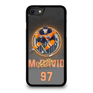 CONNOR MCDAVID EDMONTON OILERS PLAYER iPhone SE 2020 Case Cover