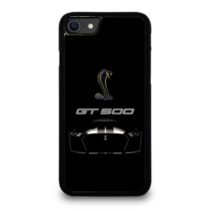 FORD MUSTANG SHELBY COBRA BLACK iPhone SE 2020 Case Cover