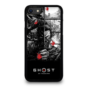 GHOST OF TSUSHIMA LOGO BLACK WHITE iPhone SE 2020 Case Cover GHOST OF TSUSHIMA LOGO BLACK WHITE iPhone SE 2020 Case Cover