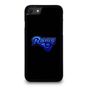 LOS ANGELES RAMS NEON BLUE LOGO iPhone SE 2020 Case Cover LOS ANGELES RAMS NEON BLUE LOGO iPhone SE 2020 Case Cover