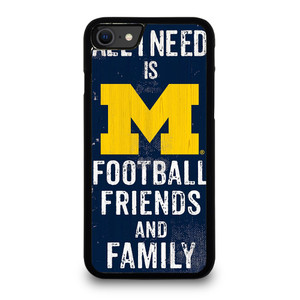 MICHIGAN WOLVERINES FOOTBALL QUOTES iPhone SE 2020 Case Cover