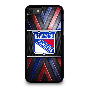 NEW YORK RANGERS NHL METAL LOGO iPhone SE 2020 Case Cover
