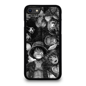 ONE PIECE BLACK WHITE GRUNGE ALL iPhone SE 2020 Case Cover ONE PIECE BLACK WHITE GRUNGE ALL iPhone SE 2020 Case Cover