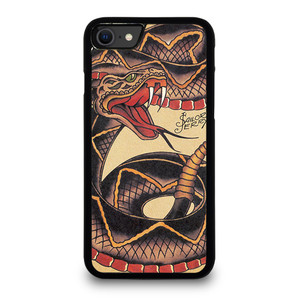 SAILOR JERRY SNAKE TATTOO iPhone SE 2020 Case Cover SAILOR JERRY SNAKE TATTOO iPhone SE 2020 Case Cover