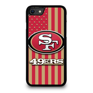 SAN FRANCISCO 49ERS AMERICAN FLAG iPhone SE 2020 Case Cover