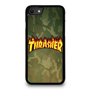 THRASHER LOGO CAMO FABRIC iPhone SE 2020 Case Cover