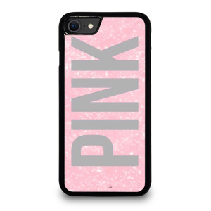 VICTORIA'S SECRET PINK SPARKLE LOGO iPhone SE 2020 Case Cover