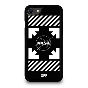 WHITE NASA OFF iPhone SE 2020 Case Cover