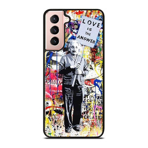 BANKSY EINSTEIN GRAFFITI Samsung Galaxy S21 Case Cover
