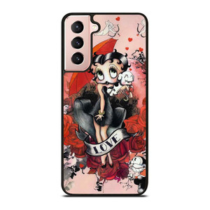 BETTY BOOP LOVE CARTOON Samsung Galaxy S21 Case Cover