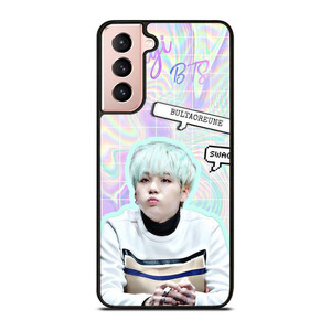 BTS SUGA CUTE Samsung Galaxy S21 Case Cover