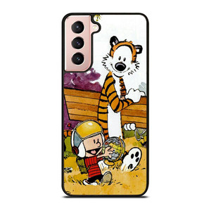 CALVIN AND HOBBES CARTOON Samsung Galaxy S21 Case Cover
