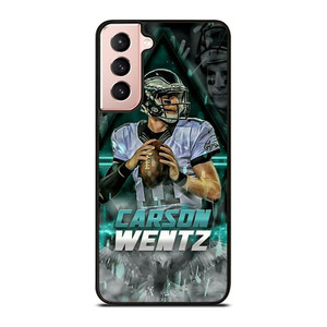 CARSON WENTZ PHILADELPHIA EAGLES NFL Samsung Galaxy S21 Case Cover CARSON WENTZ PHILADELPHIA EAGLES NFL Samsung Galaxy S21 Case Cover