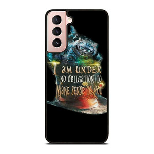 CHESHIRE CAT QUOTE ALICE IN WONDERLAND Samsung Galaxy S21 Case Cover