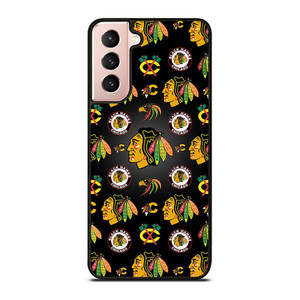 CHICAGO BLACKHAWKS COLLAGE LOGO Samsung Galaxy S21 Case Cover CHICAGO BLACKHAWKS COLLAGE LOGO Samsung Galaxy S21 Case Cover