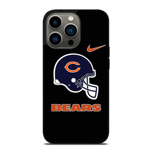 CHICAGO BEARS NFL HELMET NIKE iPhone 13 Pro Case Cover CHICAGO BEARS NFL HELMET NIKE iPhone 13 Pro Case Cover