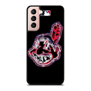 CLEVELAND INDIANS LOGO MLB Samsung Galaxy S21 Case Cover CLEVELAND INDIANS LOGO MLB Samsung Galaxy S21 Case Cover