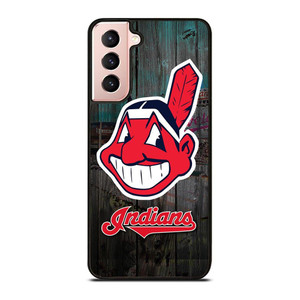 CLEVELAND INDIANS WOODEN LOGO Samsung Galaxy S21 Case Cover CLEVELAND INDIANS WOODEN LOGO Samsung Galaxy S21 Case Cover