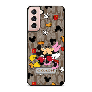 COACH MICKEY MINNIE MOUSE KISS Samsung Galaxy S21 Case Cover