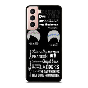 DAN AND PHIL QOTE Samsung Galaxy S21 Case Cover DAN AND PHIL QOTE Samsung Galaxy S21 Case Cover
