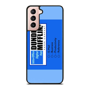 DUNDER MIFFLIN INTRA OFFICE DIGITAL HUB LOGO Samsung Galaxy S21 Case Cover DUNDER MIFFLIN INTRA OFFICE DIGITAL HUB LOGO Samsung Galaxy S21 Case Cover