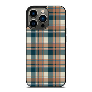 CHECK CLASSIC DARK PLAID FABRIC TEXTURES iPhone 13 Pro Case Cover