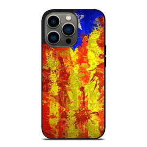 CATALONIA FLAG BRUSHES iPhone 13 Pro Case Cover CATALONIA FLAG BRUSHES iPhone 13 Pro Case Cover