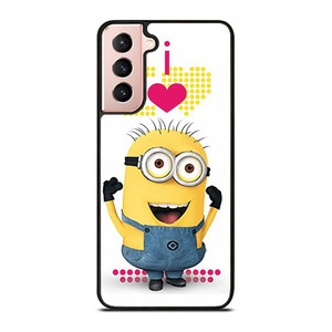 I LOVE MINION Samsung Galaxy S21 Case Cover I LOVE MINION Samsung Galaxy S21 Case Cover